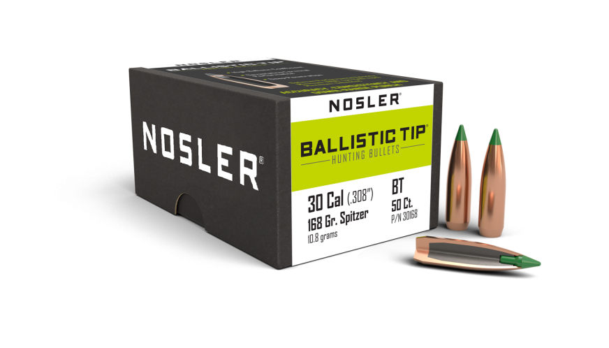 Nosler Ballistic Tip Hunting 30Cal / 168Gr
