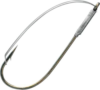 Gamakatsu Worm Hook, Straight Shank, Wire Guard