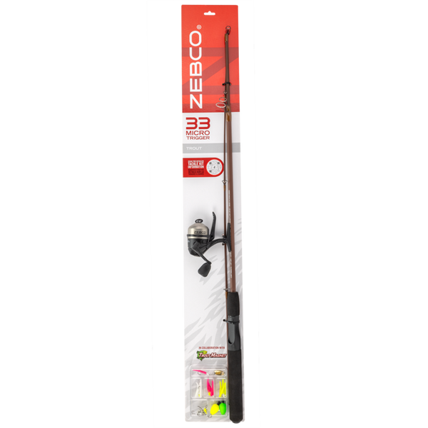 Zebco 33 Micro Trigger Trout Combo Kit