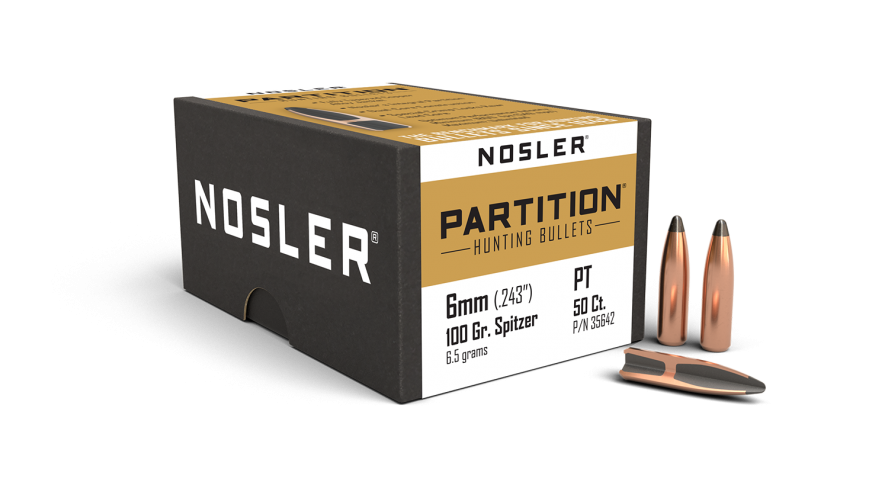Nosler Partition 6mm / 100Gr