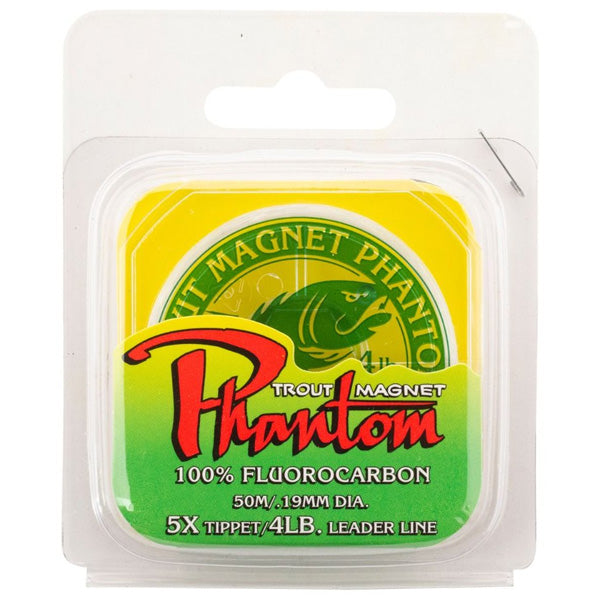 Leland’s Lures Phantom Fluorocarbon Leader, 2lb