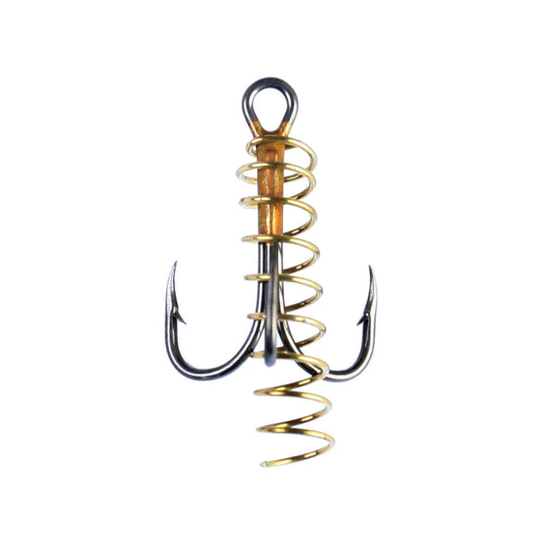 Eagle Claw Soft Bait Treble Hook with Spring