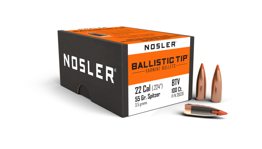 Nosler Ballistic Tip Varmint .22Cal / 55Gr