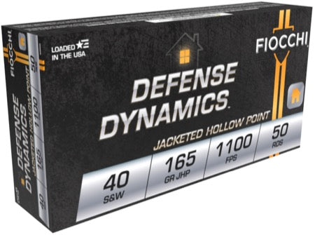 Fiocchi Defense Dynamics .40S&W / 165Gr