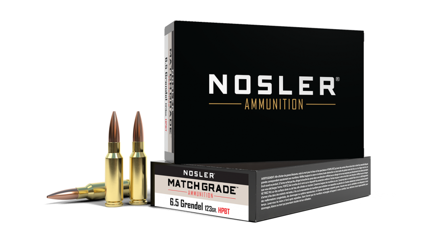 Nosler Custom Competition 6.5 Grendel / 123Gr