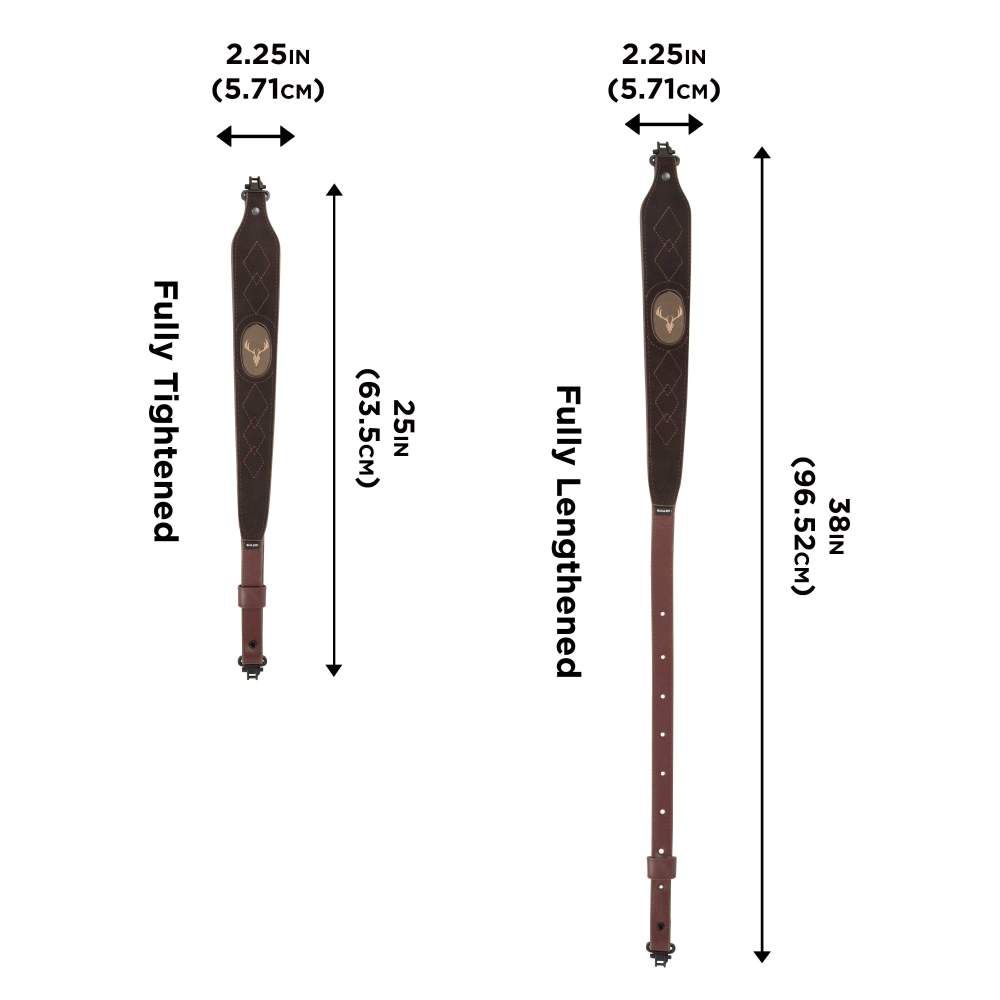 Allen Company Big Game Suede Deer Head Rifle Sling