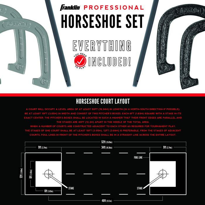 Franklin Professional Horseshoe Set