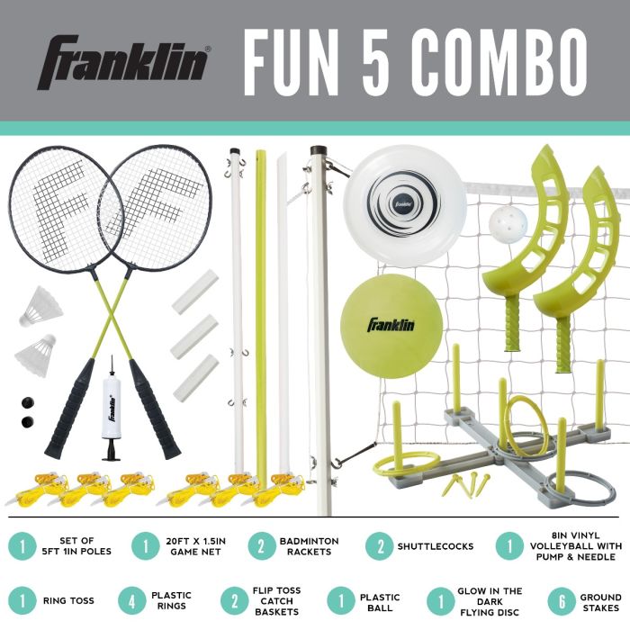 Franklin 5-Game Outdoor Combo Set