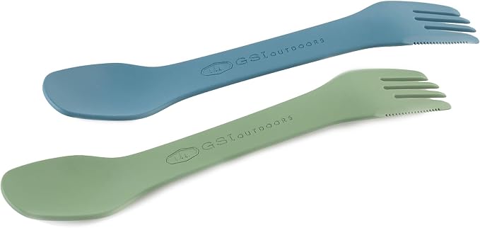 Tekk Tandem Spork Hiking Utensil Set