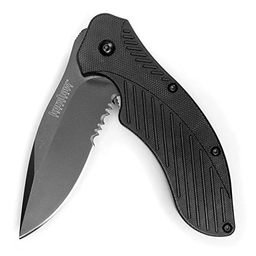 Kershaw Black Clash Serrated Pocket Knife