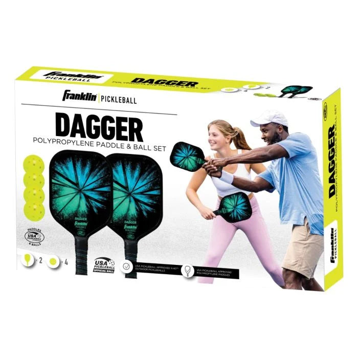 Franklin Dagger Fiberglass Pickleball Set - 2 Players