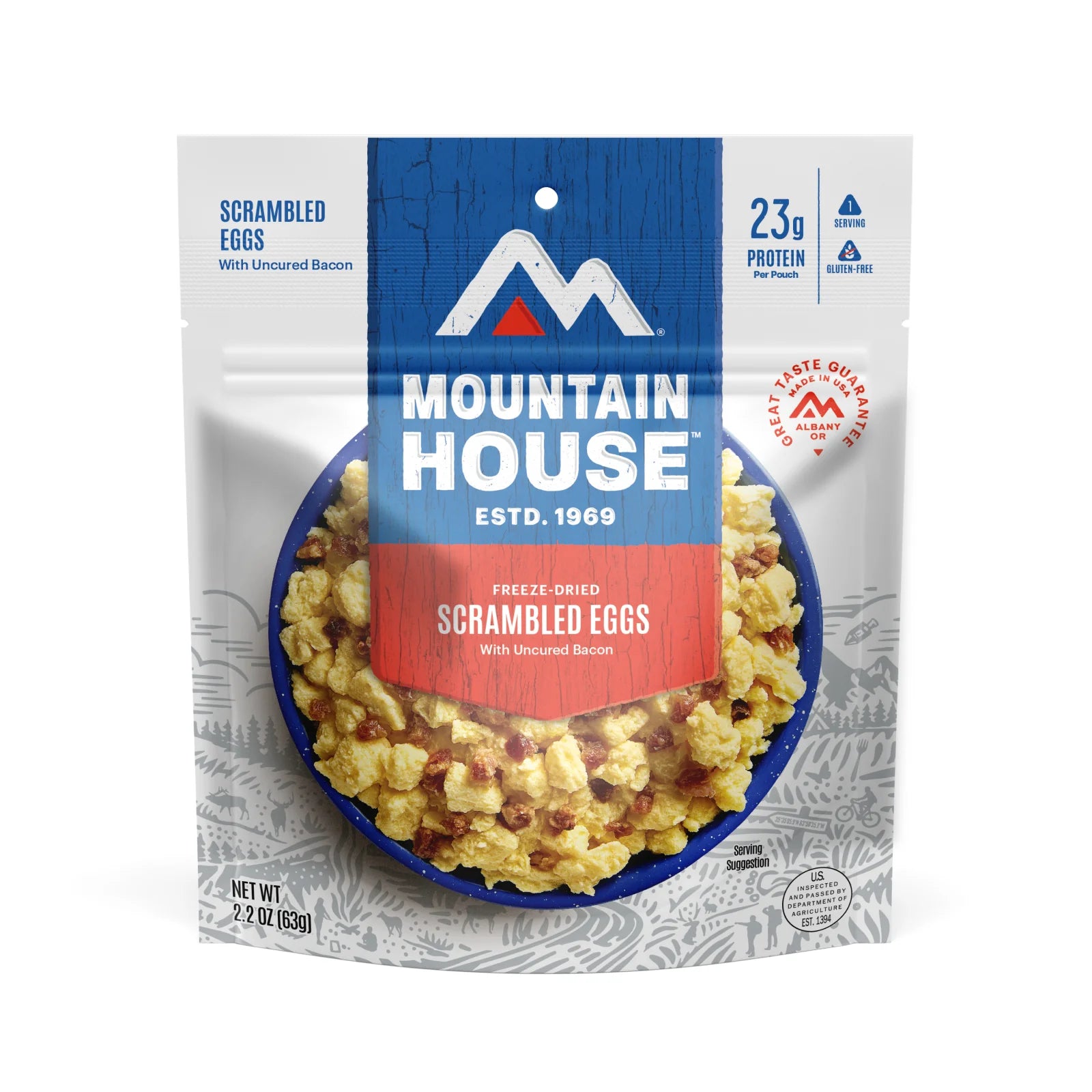 Mountain House Scrambled Eggs With Uncured Bacon