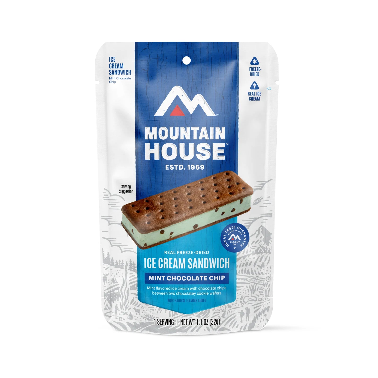 Mountain House Mint Ice Cream Sandwich