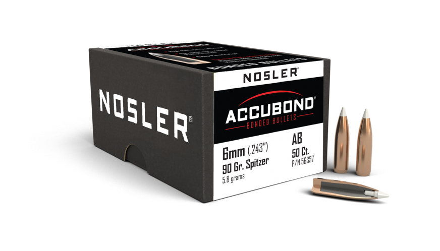 Nosler Accubond 6mm / 90Gr