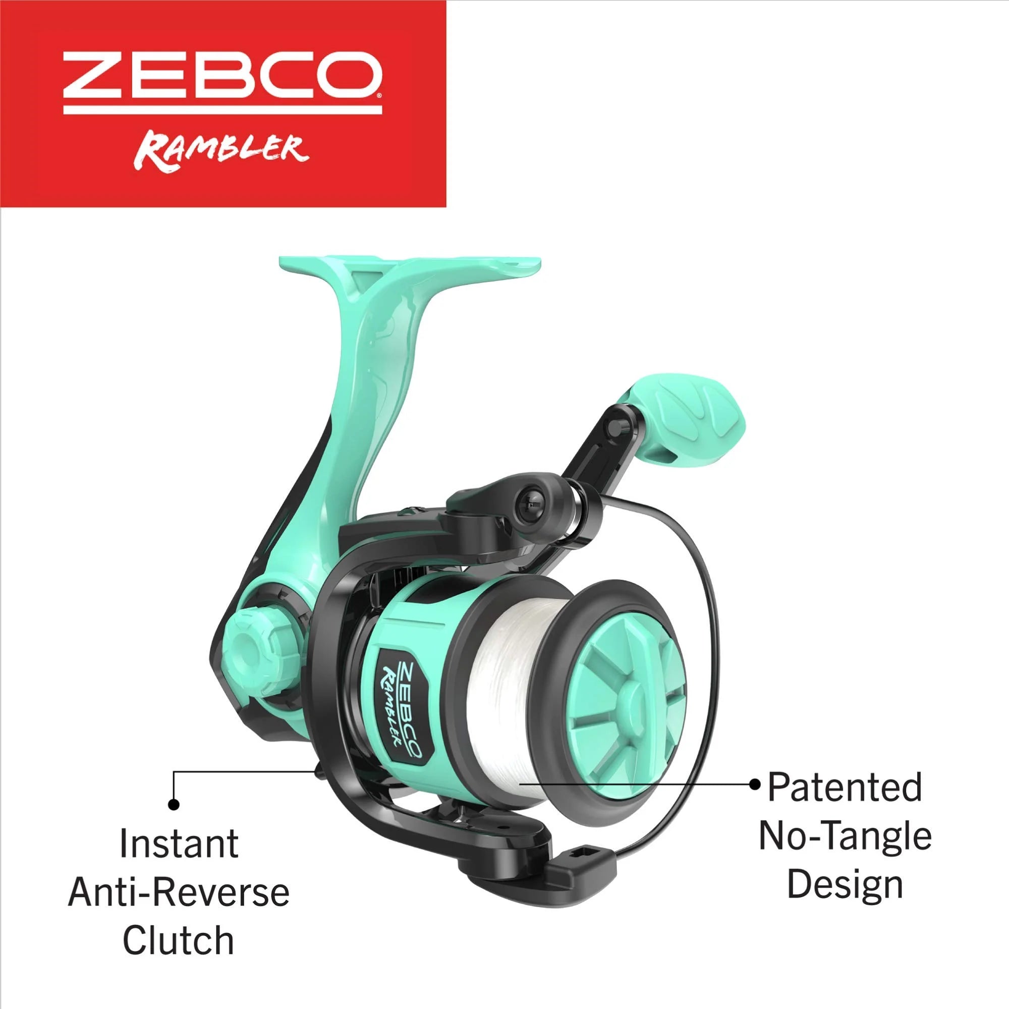 Zebco Rambler 5' 3" Telescopic Spinning Combo - Kids