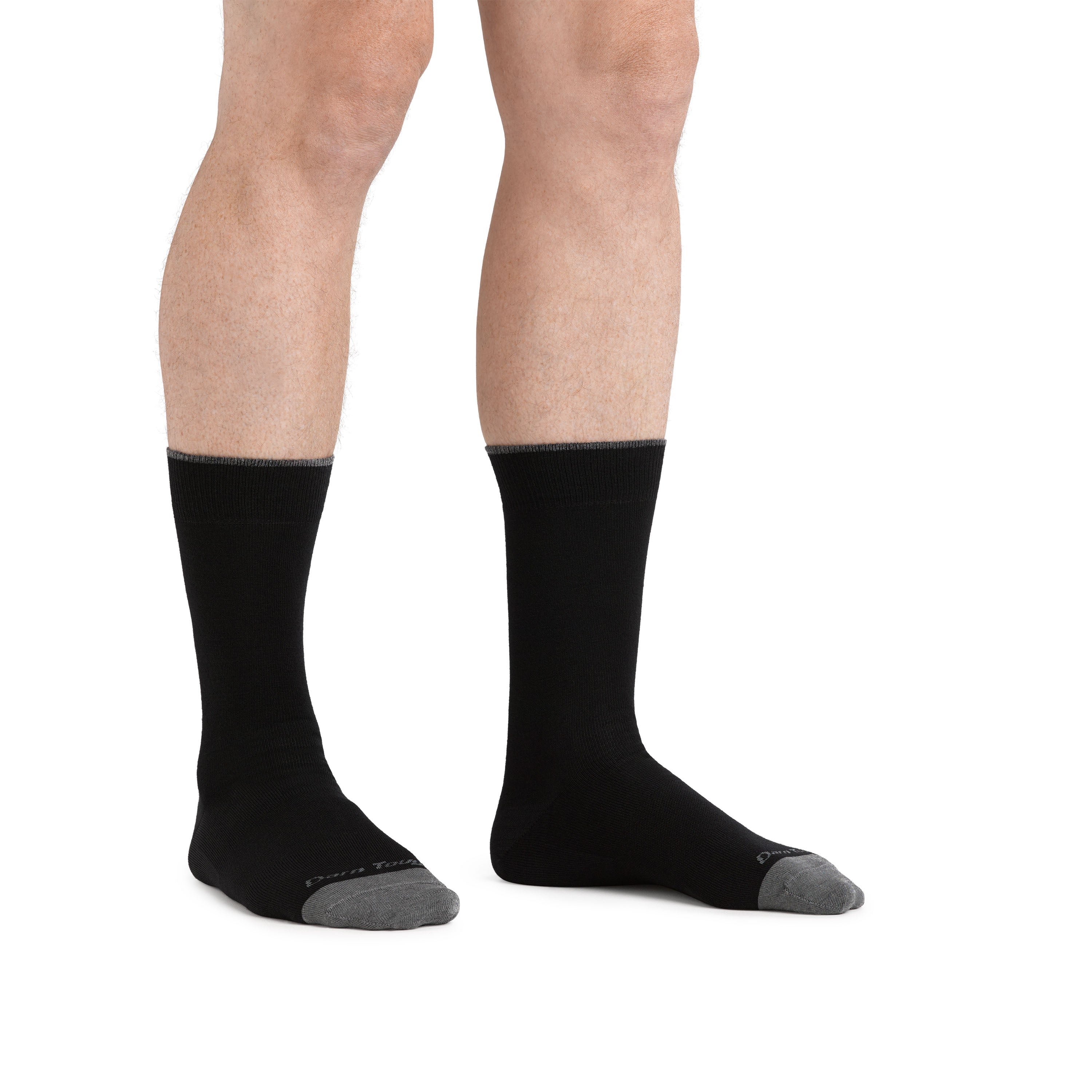 Darn Tough Solid Lighweight Crew Socks - Mens