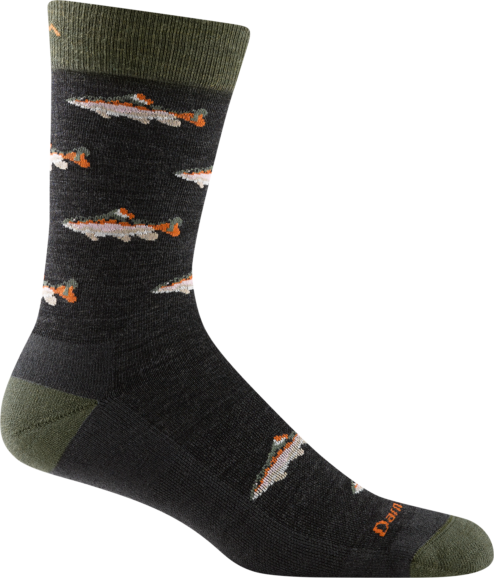 Darn Tough Spey Fly Crew Lightweight Cushion Socks - Mens