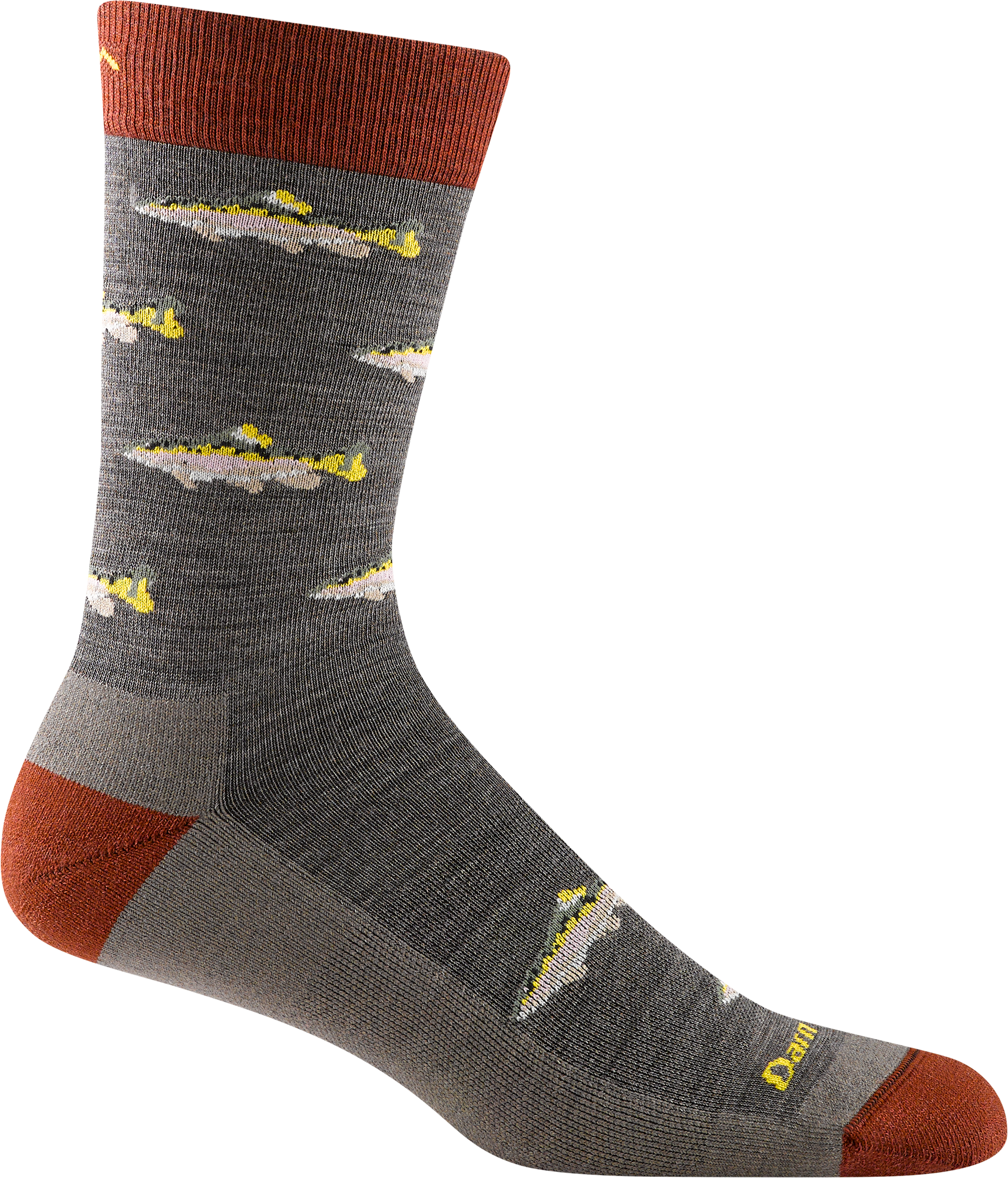 Darn Tough Spey Fly Crew Lightweight Cushion Socks - Mens