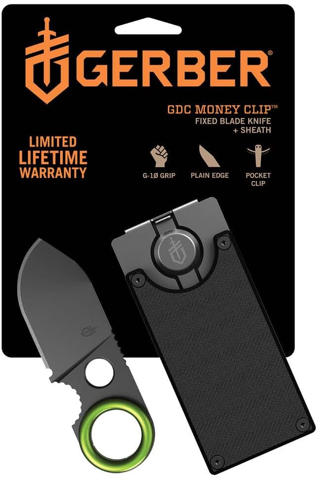 Gerber Gear Money Clip with Pocket Knife