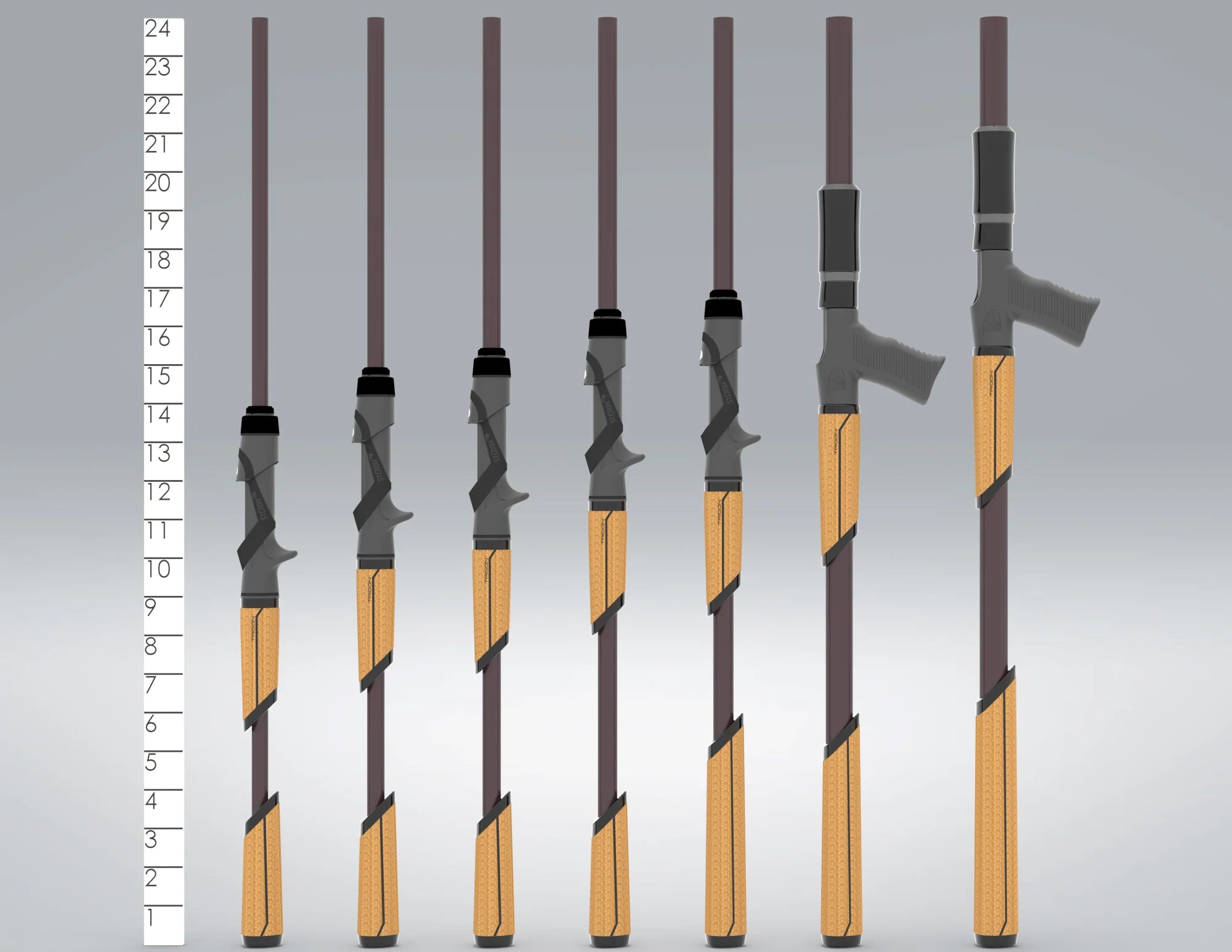 St Croix Mojo Bass Trigon Casting Rod