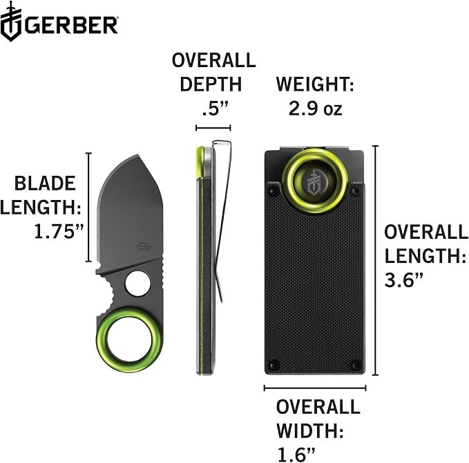 Gerber Gear Money Clip with Pocket Knife