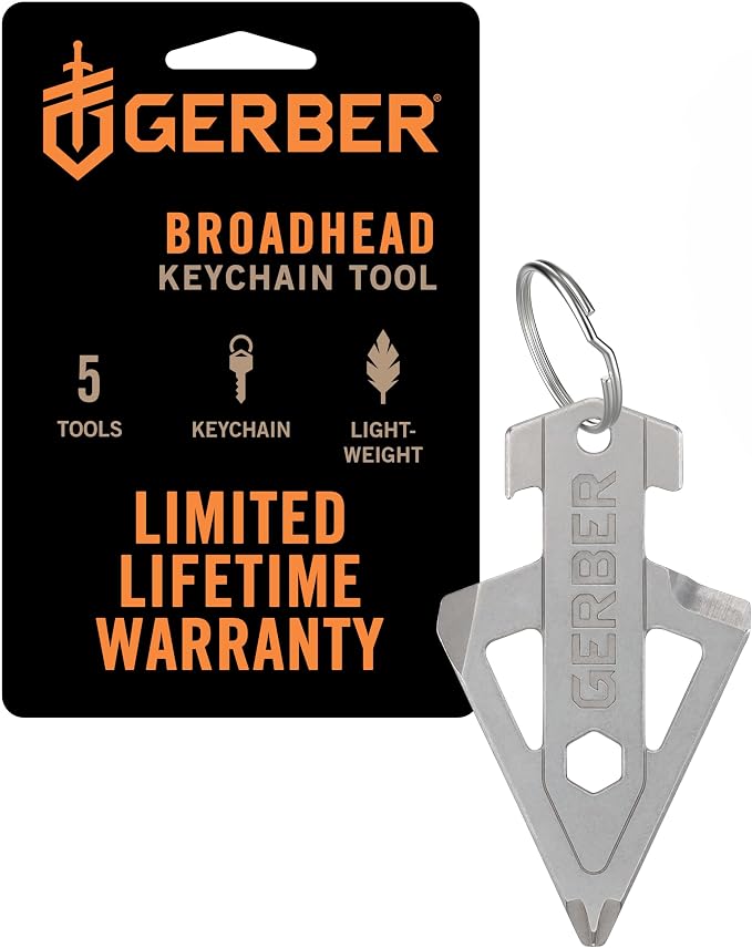 Gerber Gear Broadhead Keychain 5-in-1 Multitool
