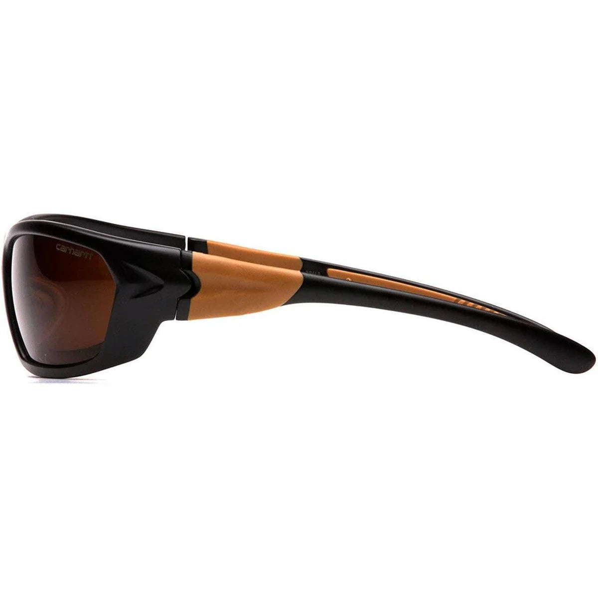 Carhartt Carbondale Safety Glasses with Black Frame & Sandstone Bronze Lens