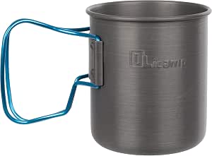 Olicamp Space Saver Camping Mug with Colored Grip
