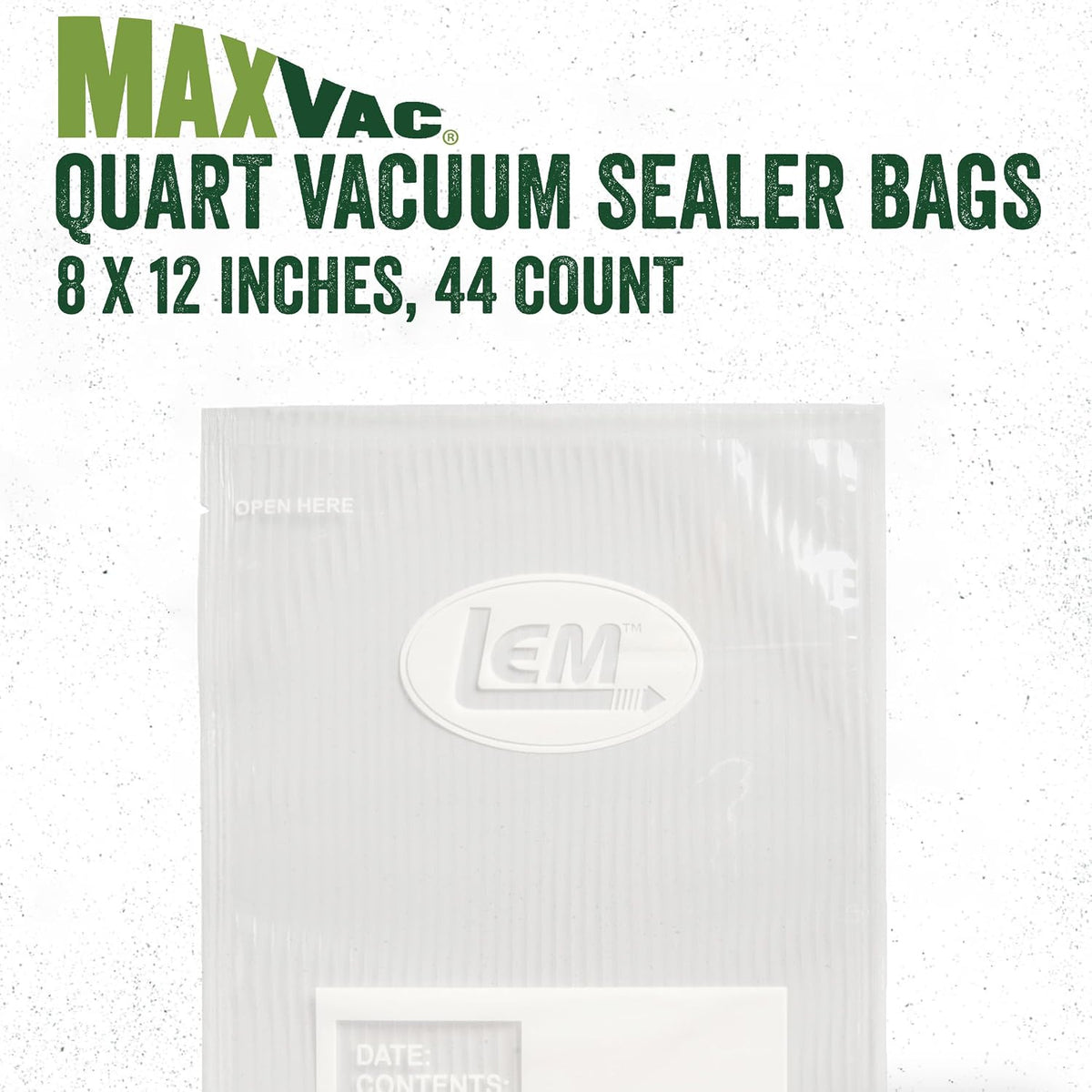 Maxvac Heavy‑duty Vacuum Seal Bags