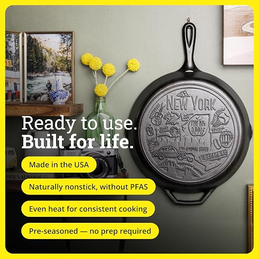 Lodge New York Cast Iron 12 Inch