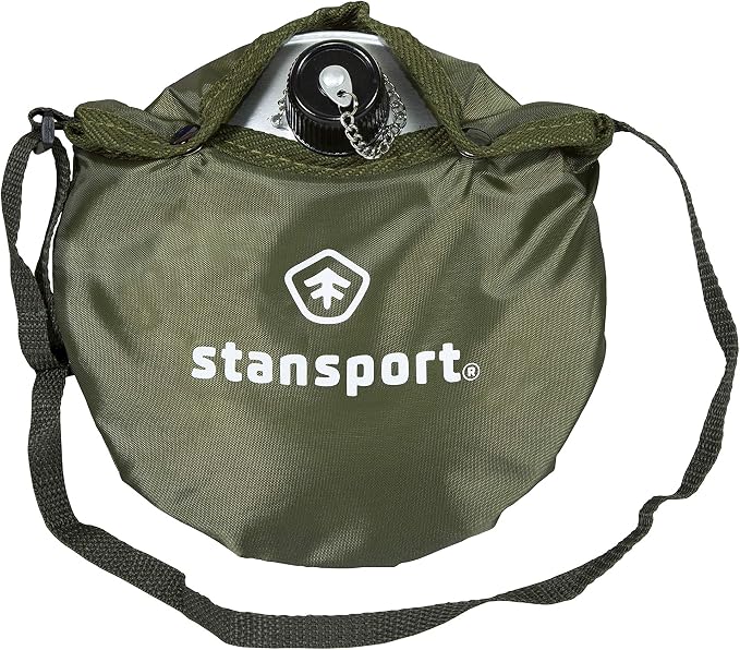 Stansport Aluminum Scout Canteen, 1-Quart