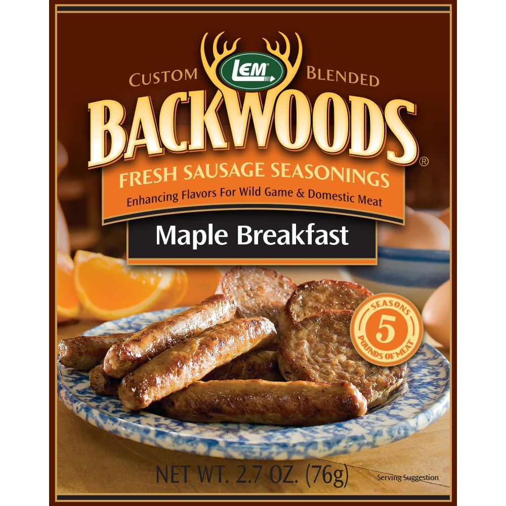 LEM Backwoods Maple Breakfast Fresh Sausage Seasoning