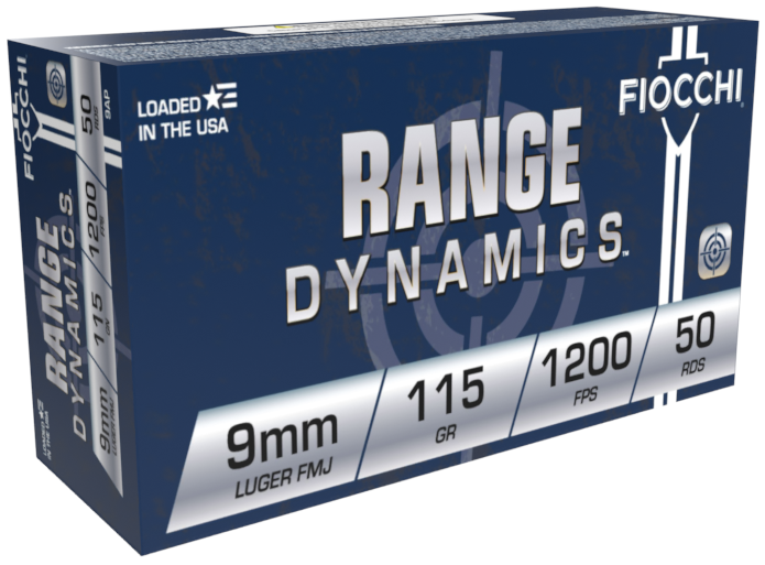 Fiocchi Range Dynamics 9mm / 115Gr