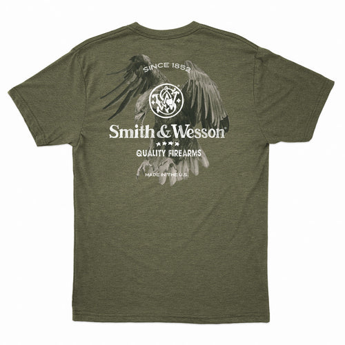 Smith & Wesson Hand Painted Quality Firearms Short Sleeve - Mens