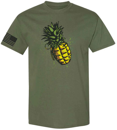 Kick Brass - Pineapple Grenade Premium Short Sleeve - Mens