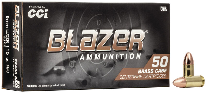 CCI Blazer 9mm / 115Gr