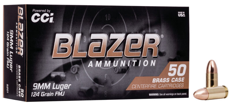 CCI Blazer Brass 9mm / 124Gr