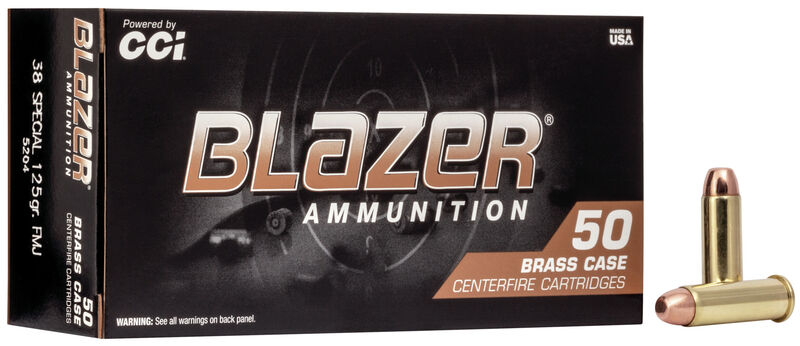 CCI Blazer Brass .38Spl / 125gr