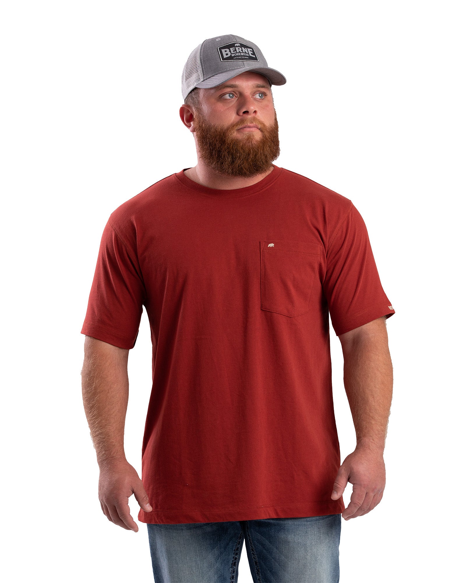 Berne Performance Short Sleeve Pocket Tee - Mens