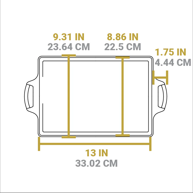 Lodge 9x13" Seasoned Cast Iron Casserole Dish