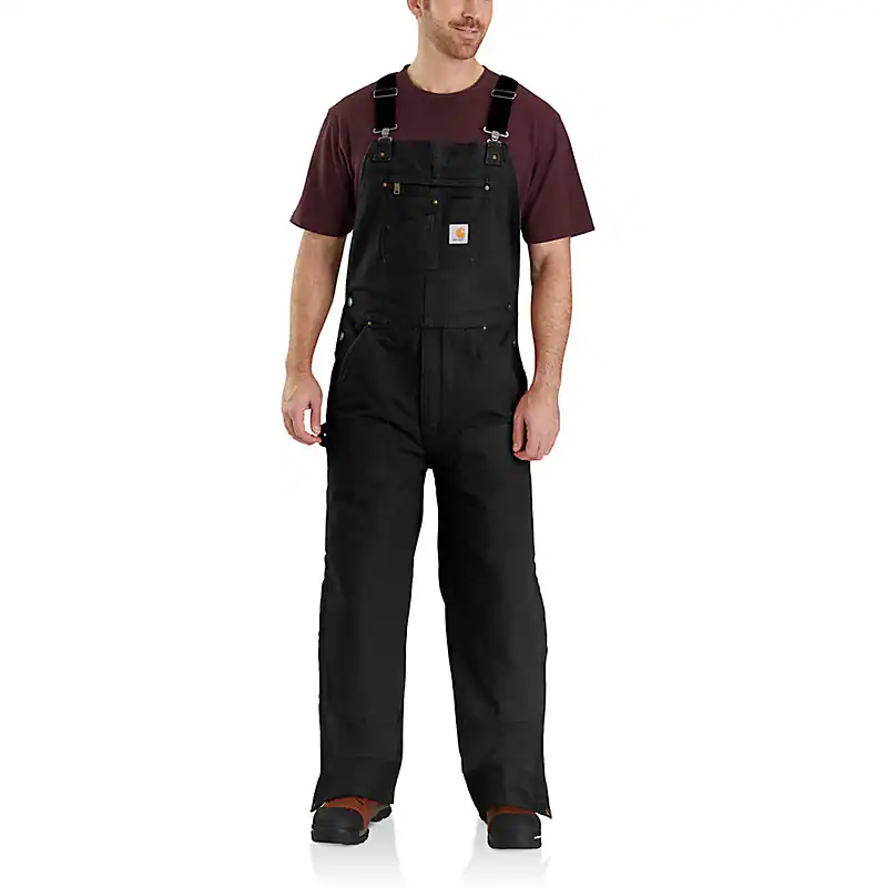 Carhartt Duck Bib Insulated Overalls - Short - Mens