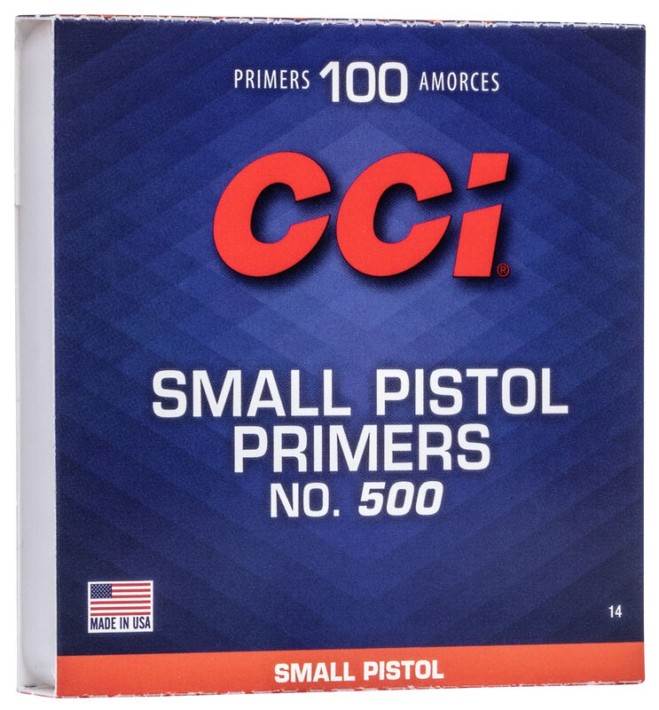 CCI #500 Small Pistol Primers
