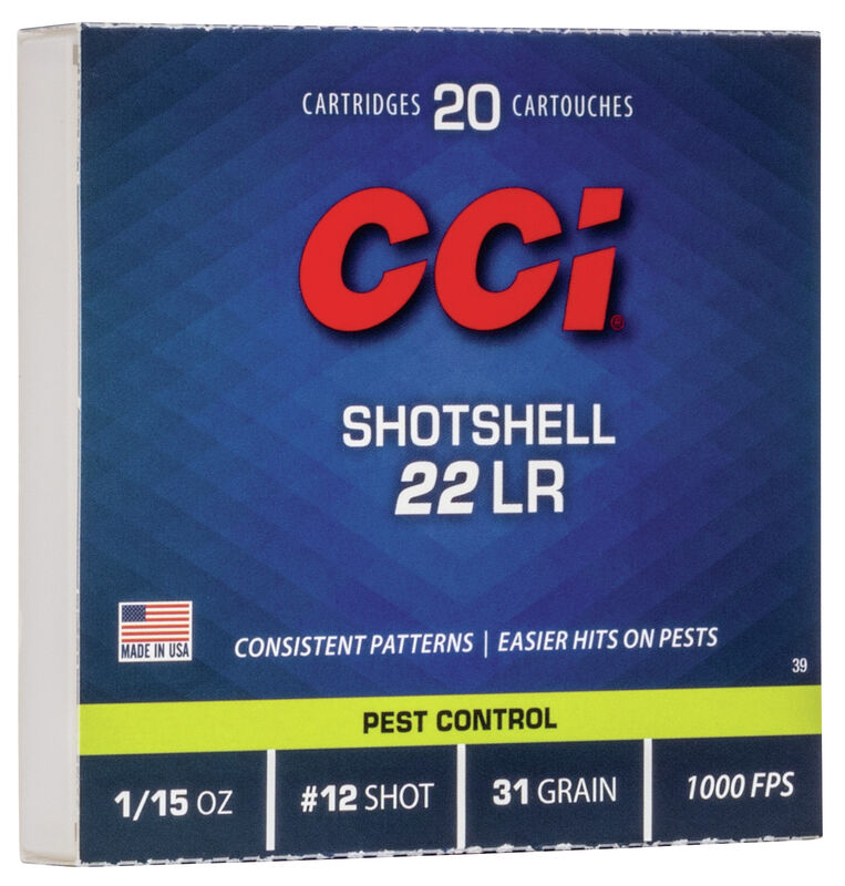 CCI Shotshell 22LR / 31gr