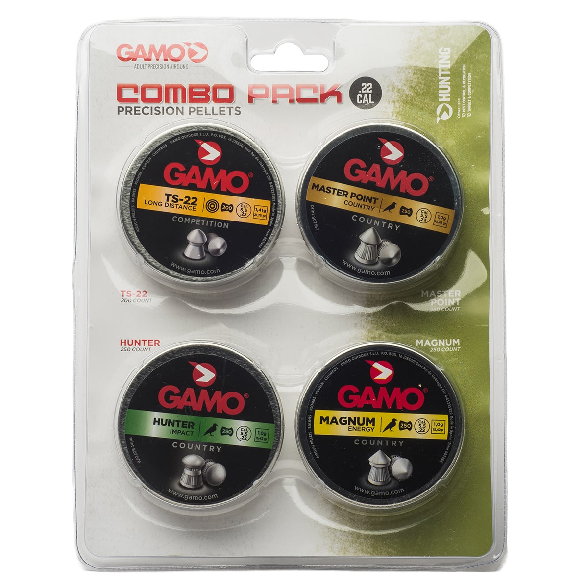 Gamo .22 Cal Combo Pack