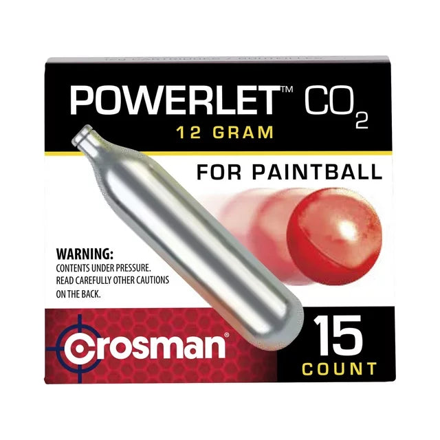 Crosman Powerlet Paintball CO2 Cartridges