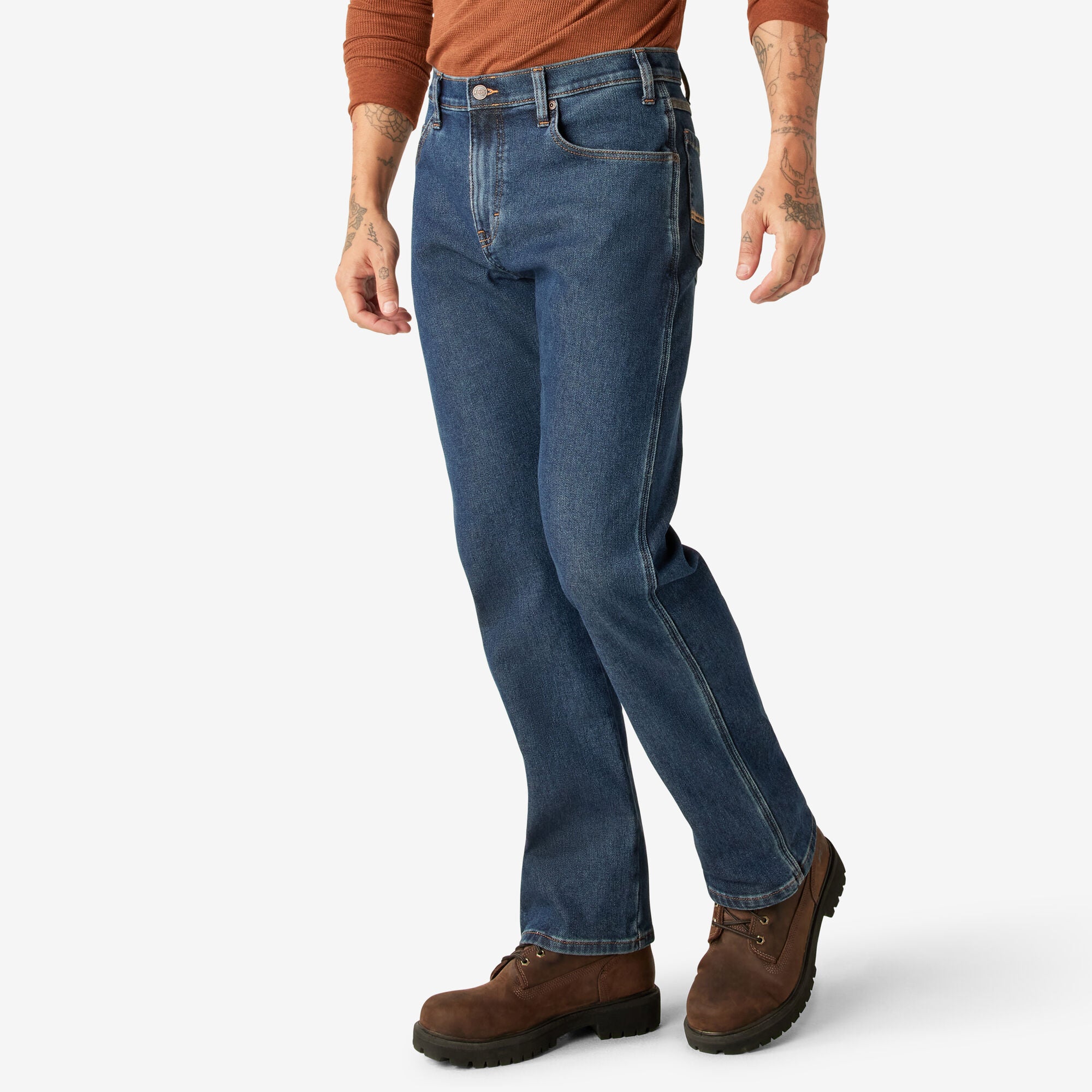 Dickies Temp-IQ Flex Lined Regular 5 Pocket Jeans - Mens