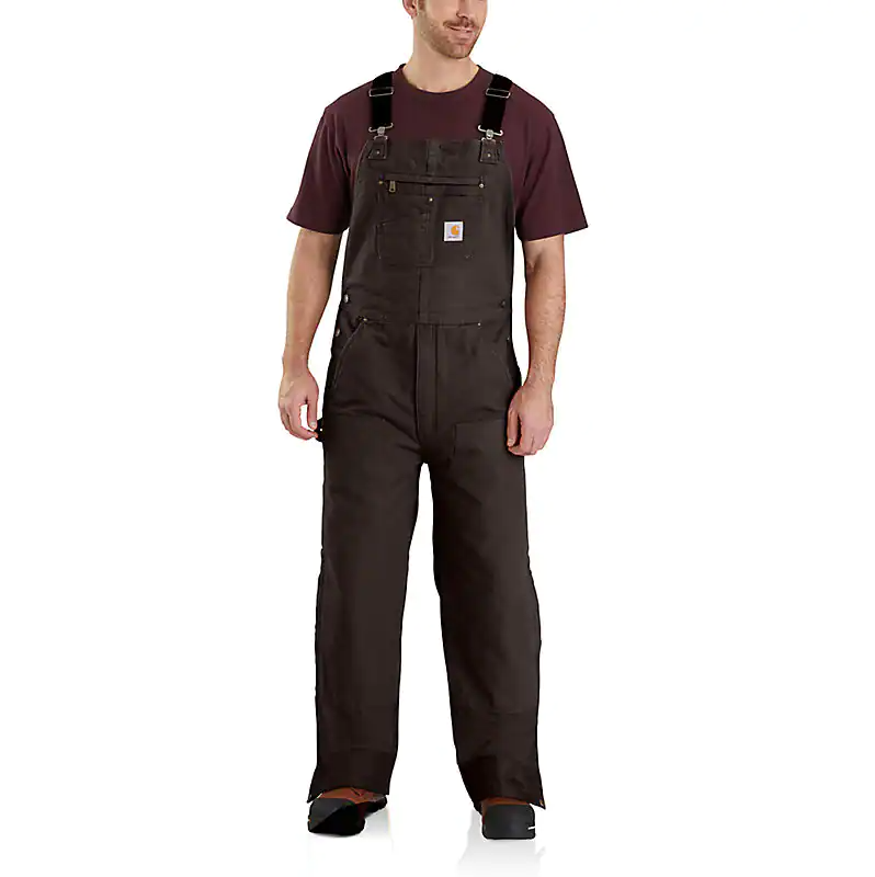 Carhartt Duck Bib Insulated Overalls - Short - Mens