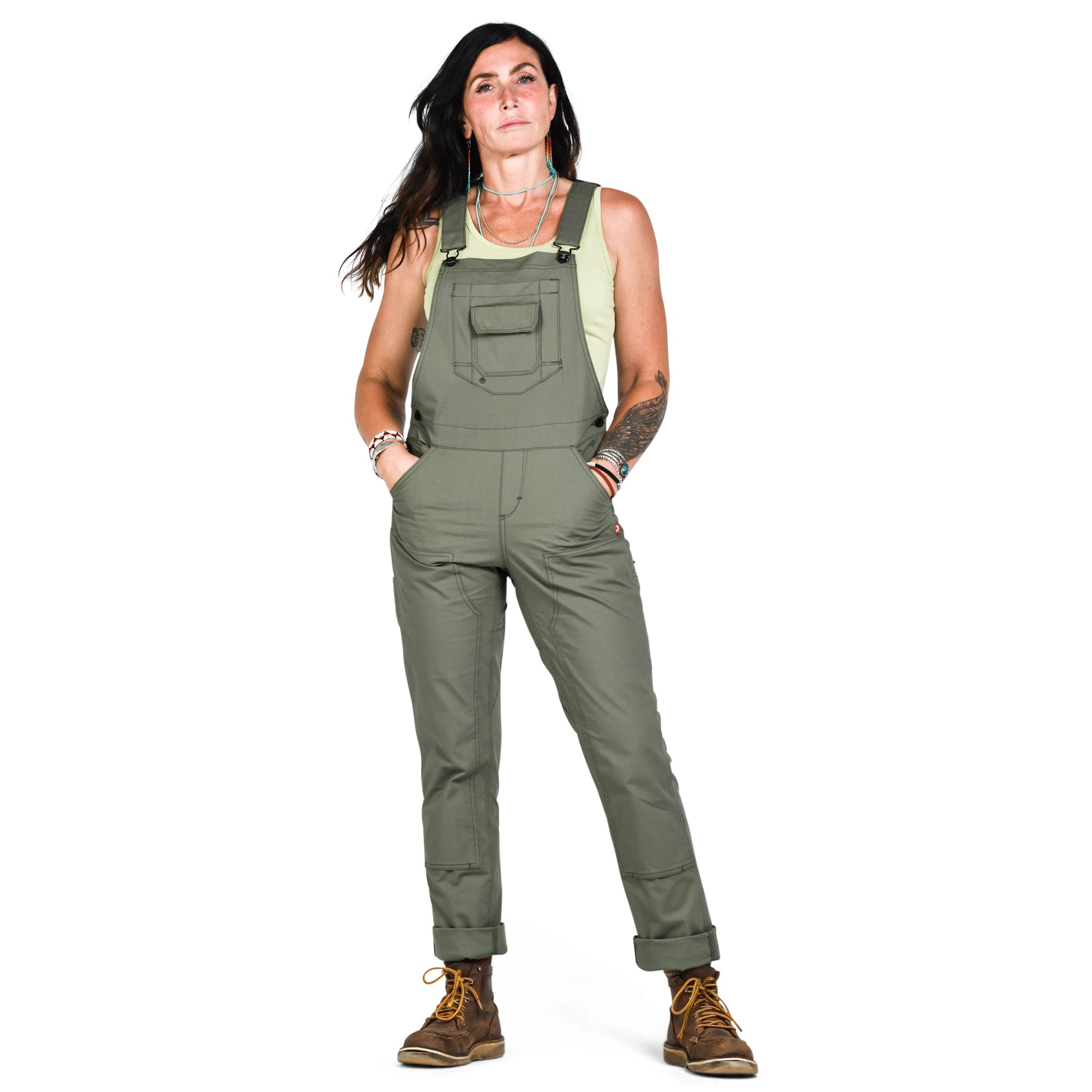 Dovetail Freshley Rip Stop Overalls - Womens