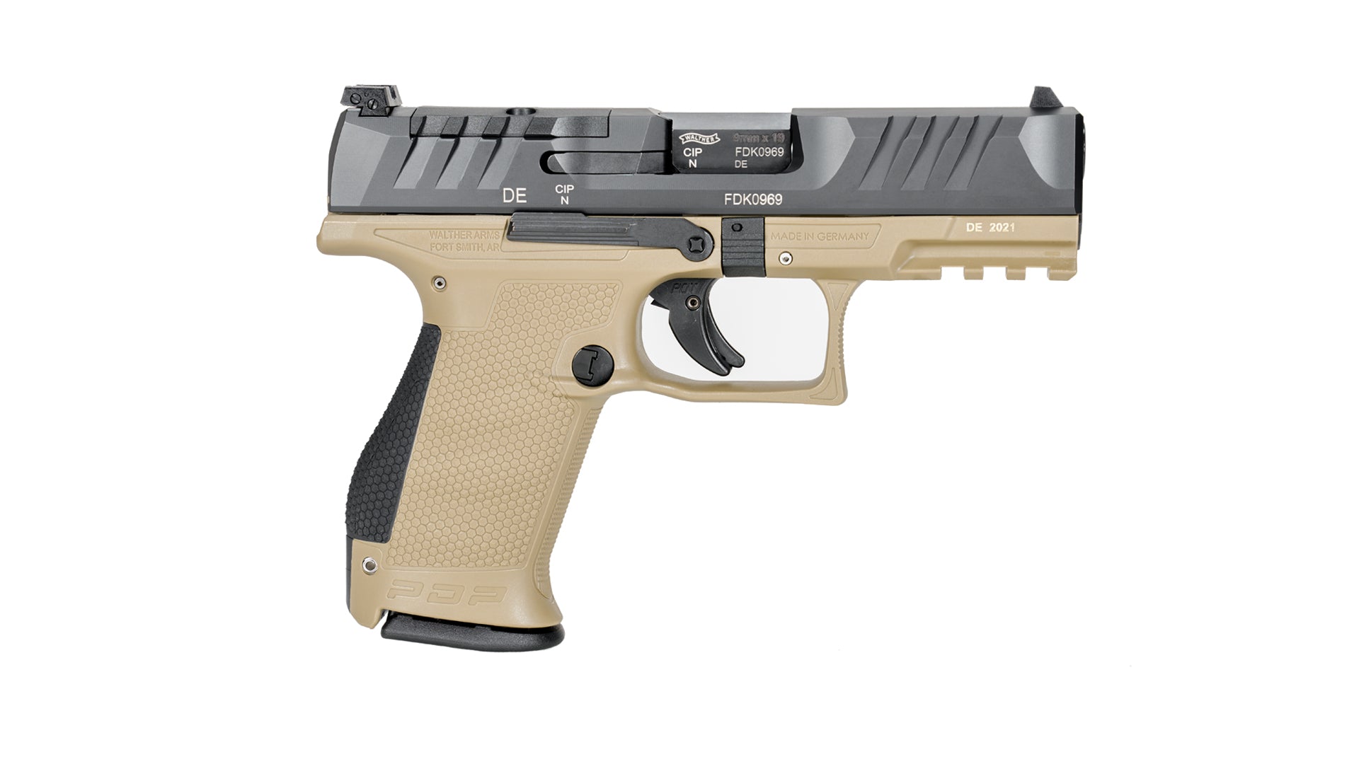 Walther PDP Compact Two-Tone Tan