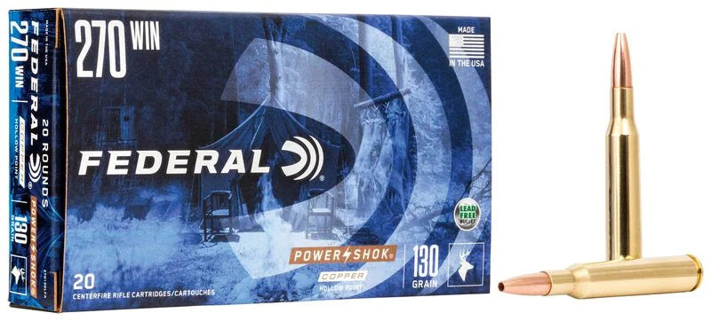 Federal Power-Shok .270Win / 130gr CHP